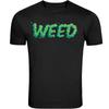 Dont Panic Im Organic Skull Smoking Weed Graphic T-Shirt
