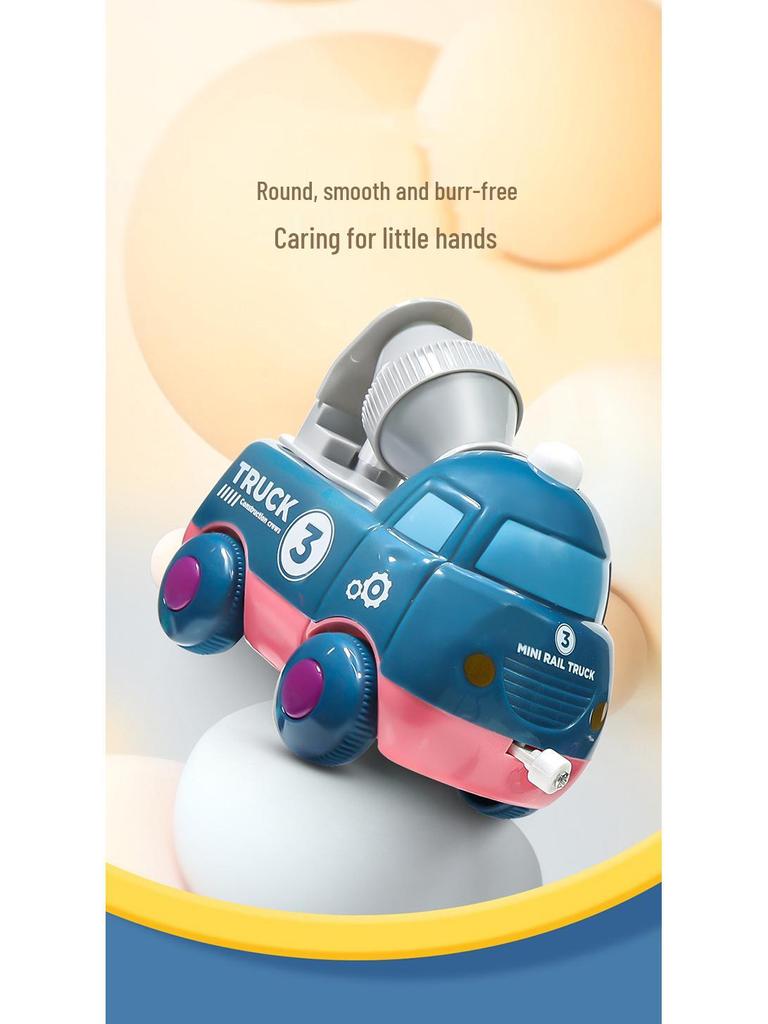 DIY Cross-Border Electric Train: Children's Cartoon Engineering Toy with Music & Lights