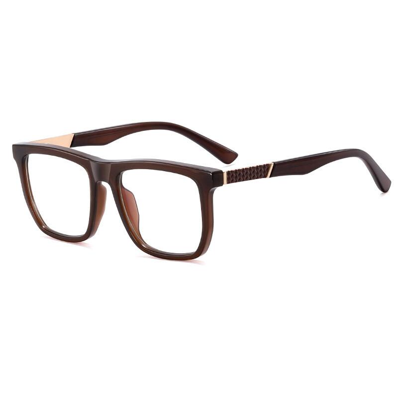 Unisex Ultralight TR90 Spring Legs Blue Light Blocking Luxury Brand Square Reading glasses Anti-radiation Presbyopia Eyeglasses