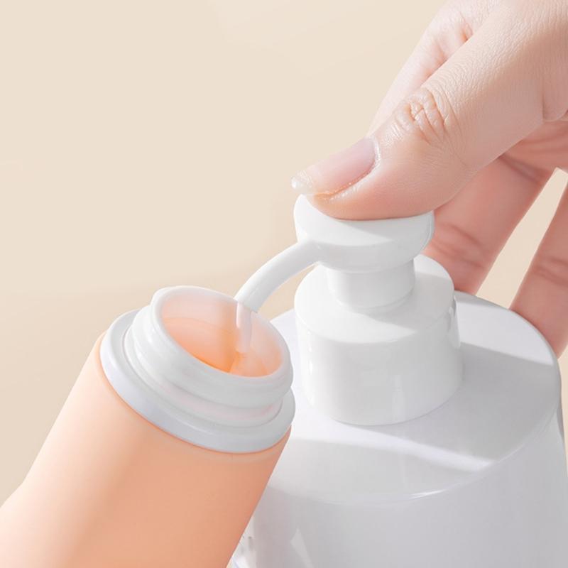 Soft Durability Silicone Cats Paw Shaped Portable Lotion Bottle Leakproof Cosmetic Dispenser Container For Travel Gym Use