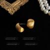 Mid-Century Vintage Stud Earrings: Trendy Literary Style in Light Luxury Fashion