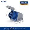 Second Gen IP67 Industrial Aviation Socket Connector 16A/32A, 3-Core/4-Core/5-Core, Non-Explosion-Proof