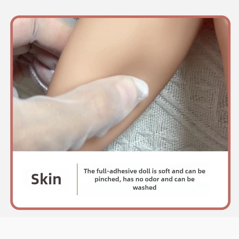 45 ס"מ בובה ריאליסטית רכה ניתנת לכביסה צבועה ביד סימולציה בובת תינוק רך נולד ילדים מלווים בובת משחק