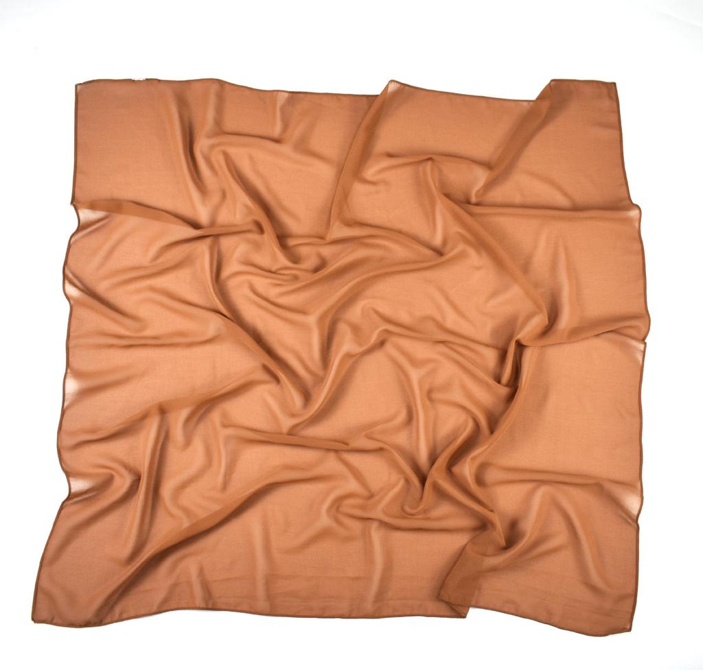 Versatile Solid Chiffon Scarf 90cm Square Headscarf For Women
