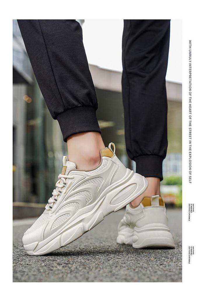 2025 Versatile Black Warrior Men's Breathable Sneakers - Summer/Autumn Trend