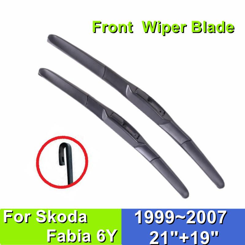 Buy Wiper Blade For Skoda Fabia 6Y 21"+19" Front Window Car Windshield