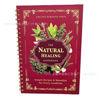 Herbal Medicine Notebook Bullet Journal Blank Pages Clear Layout Beautiful Patterns