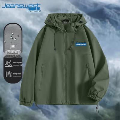 Jeanswest Unisex Outdoor Fleece-Lined Hooded Jacket