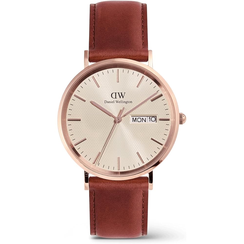 Daniel Wellington Classic 40mm St Mawes Champagne RG Men s Watch Elegant Design for Gifting