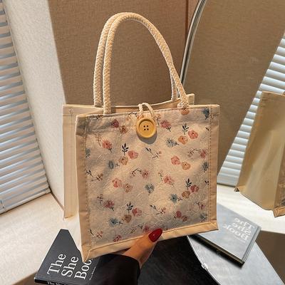 New Trendy Small Bags for Work Ins Souvenir Lunch Box Bento Bag for Women