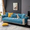 Chenille Sofa Cushion Non-slip 4 Season Universal Sofa Cover Solid Color Irregular Leaf Sofas Towel Living Room Decor Cushion