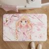 Anime-Your Lie in AprilS Floor Mat Soft Non-Slip Bath Mat, Bedside Carpet, Absorbent Doormat for Home
