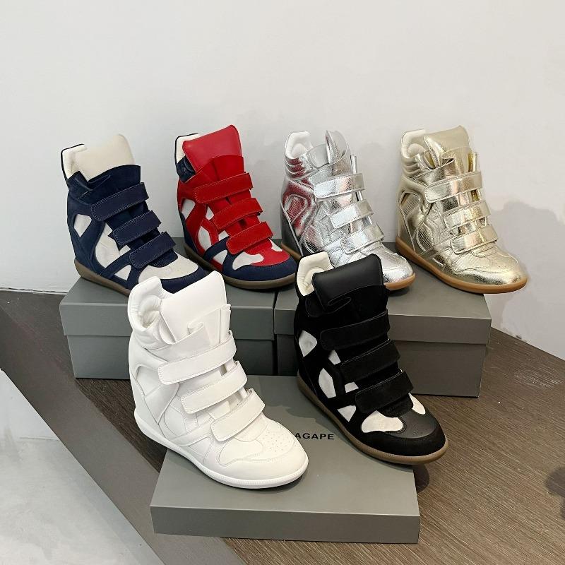 Women's Boots High Platform Sneakers Fashionable Wedge Heels Snow Boots Design Women Shoes
