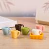 Six-color Cup Moss Micro Landscape Ornaments Resin Jewelry DIY Material Plate
