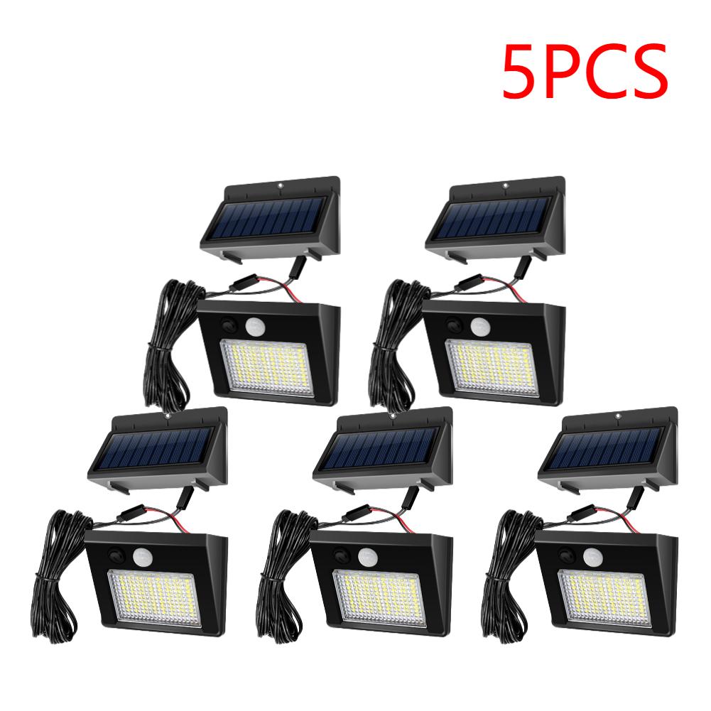 1-5PCS 32/48LED LED Solar Security Lights Motion Senso Outdoor Flood Light IP65 Waterproof Split Wall Lamp for Porch Patio Yard