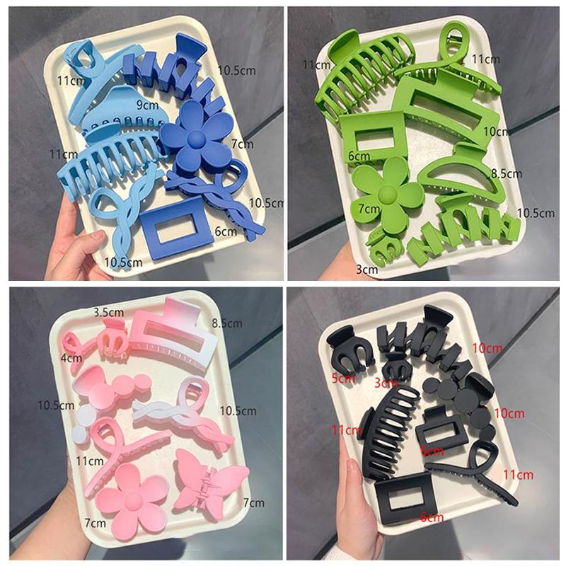 8 Stück/Set Haarspangen-Zubehör mit verschiedenen Stilen, große Krallenspange für dickes Haar für Frauen, rutschfest