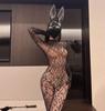 Spring And Autumn Retro American Asymmetrical Pure Desire Wind Hole Mesh Socks Explosive Subculture Personality Millennium Spice Girls Stockings