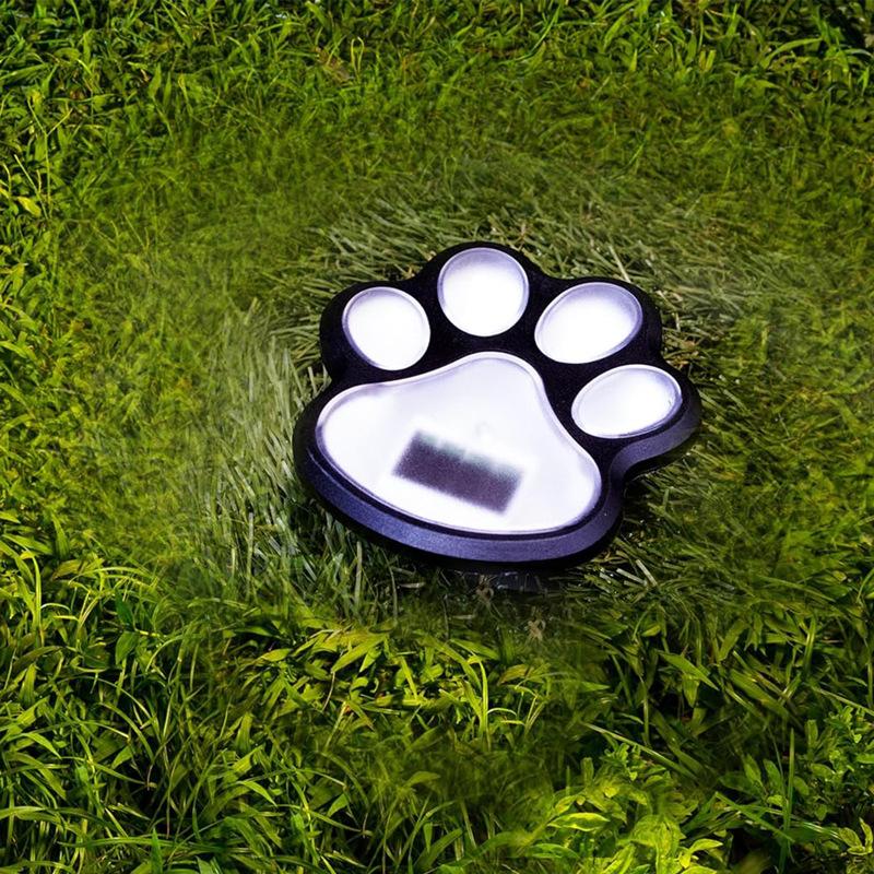 

Солнечный светильник Cat Paw Ground Plug, беспроводной ночной светильник для садовой дорожки, декоративное ландшафтное освещение для лужайки и патио cat paw lamp белый