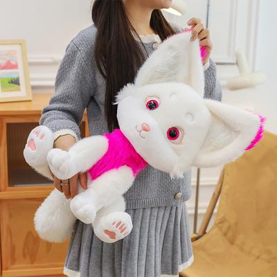 Internet-Berühmtheit Schneefuchs Elfe Schneefuchs Puppe Puppe Kuschelkissen Plüschtier Puppe Kindertagsgeschenk