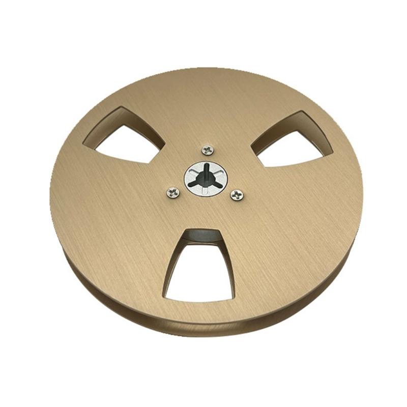 5 Inch Empty Tape Reel, 3 Holes Universal Open Reel Aluminum Alloy Take Up Reel To Reel Small Nab Opening Machine Part