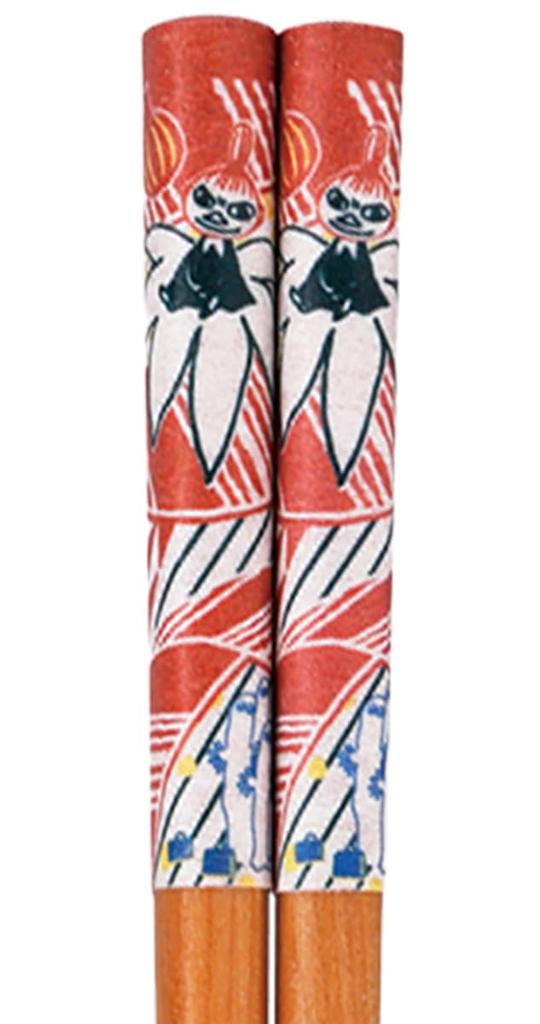 Mumin Essstäbchen mit Knattermännchen Essstäbchenpaar Geschenk Holz Mumin Geschenk für Hergestellt in Weiß und (23cm) Ruhe, Set, Box, Aina, Waren, Frauen, Geburtstag,