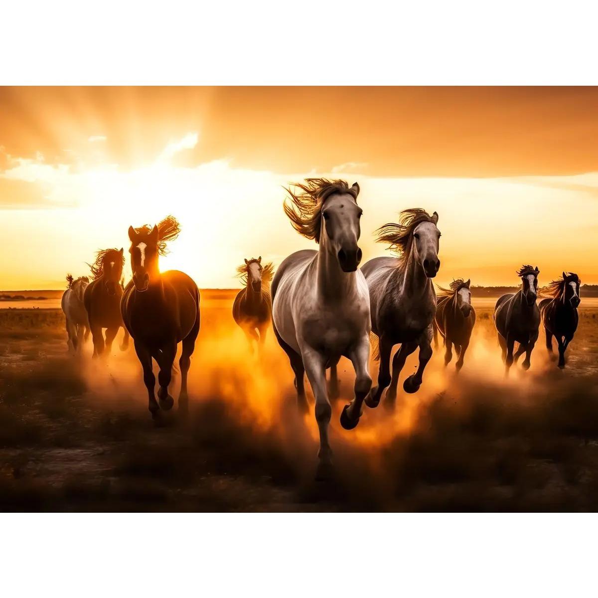 

Классический животный бегущая лошадь закат пейзаж арт постер холст живопись настенные принты картина для гостиной домашний декор 30x45cm No Frame