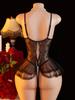 Summer Transparent Lace Female Underwear Erotic Sexy Hot Lingerie Pajamas Exotic Apparel Bodysuit Babydoll Tempting Date Costume