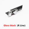 New 3D Metal Sport Sticker Badge Body Sticker For VW Golf GTI Tiguan Touareg Beetle R Rline Polo CC Passat R36 Scirocco Amarok RK5