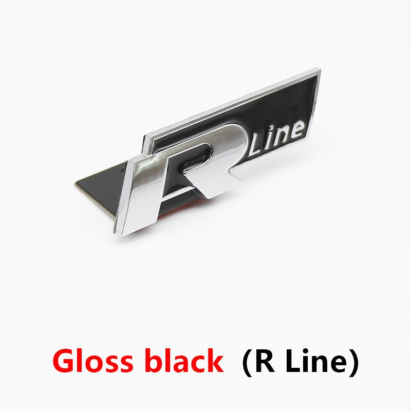 New 3D Metal Sport Sticker Badge Body Sticker For VW Golf GTI Tiguan Touareg Beetle R Rline Polo CC Passat R36 Scirocco Amarok RK5