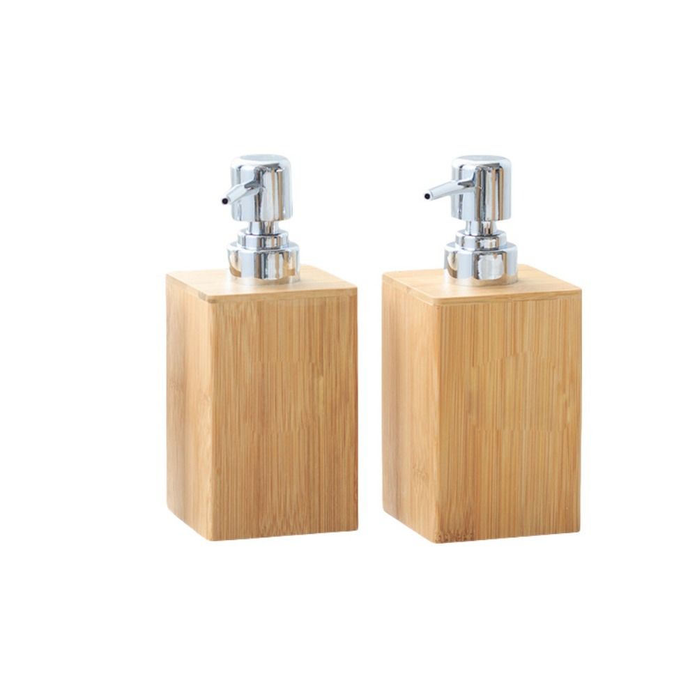Shower Shampoo Dispenser Bamboo Soap Container Supplies Soap Dispenser  Home