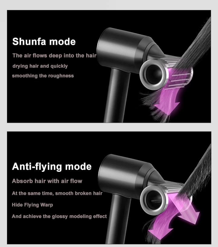 Použitelné pro Dyson HD15 HD01 HD02 HD03 HD04 HD08 nadzvukový vysoušeč vlasů s hladkým hřebenem na vlasy nově vylepšený nástavec na příslušenství pro hřeben na vlasy