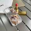 Cute kitten mobile phone case apple 15pro mirror case iphone14pm anti-drop 12 protective case 11pro