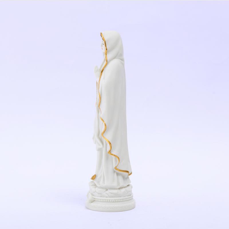 30cm Luminous Catholic Blessed Virgin Mary Statue Resin Crafts Ornament Religious Statue Religious Statue for Outdoor Home