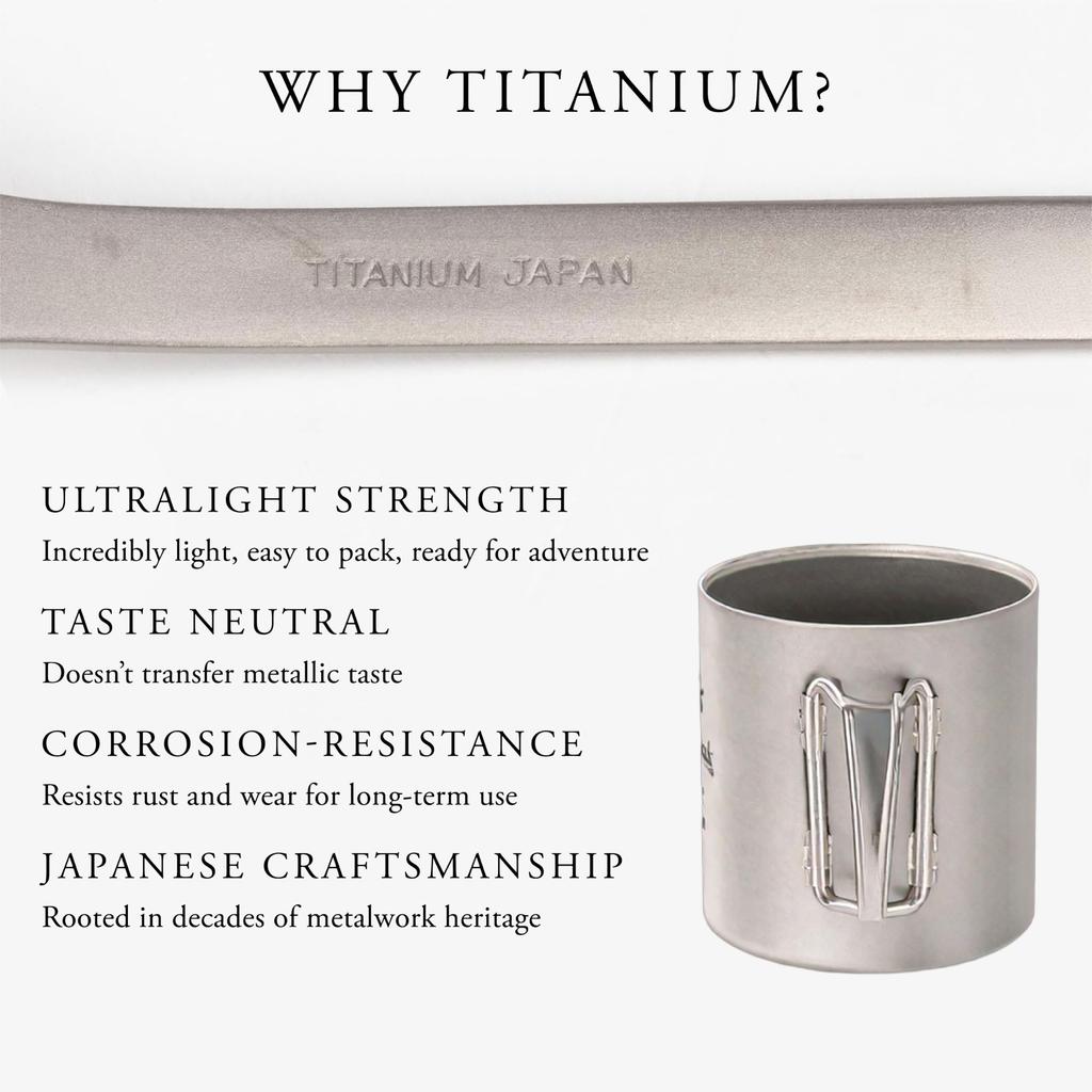 Snow Peak Titanium Double Mug 450ml MG053