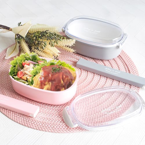 FIG Lacquered Single-Tier Lunch Box, 600ml, Beige, 024