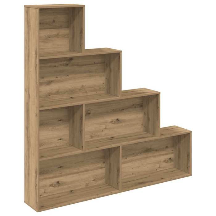 VidaXL Bibliothèque chêne artisanal 157x24x160 cm bois d'ingénierie, bibliothèque, meuble à livres, armoire de rangement, 855889