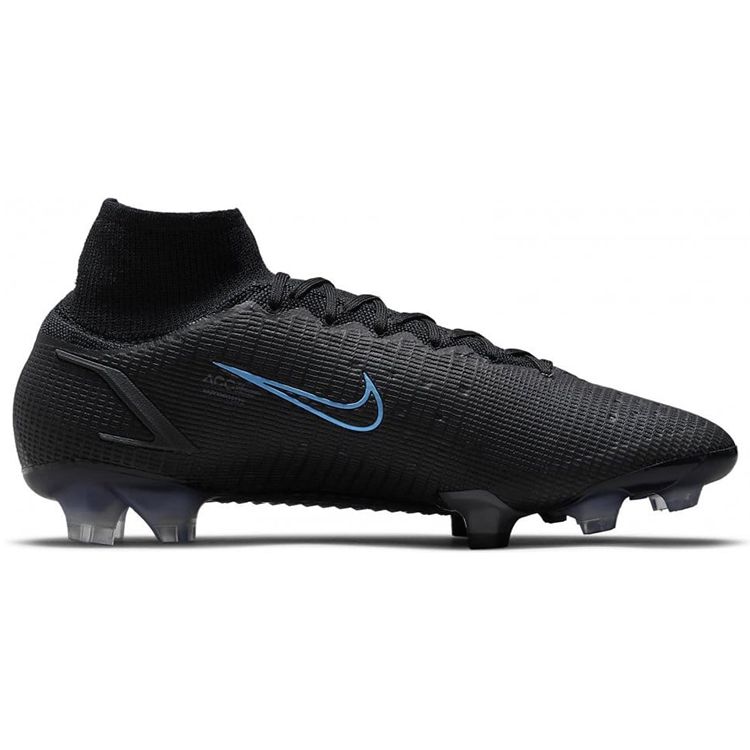 Nike Mercurial Superfly 8 Elite FG Black Photo Blue Men Sneakers Iron-Grey CV0958-004