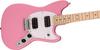 Squier by Fender Squier Electric Guitar Squier Maple White Flash Pink with Soft Case Sonic™ Mustang® HH, Fingerboard, Pickguard,