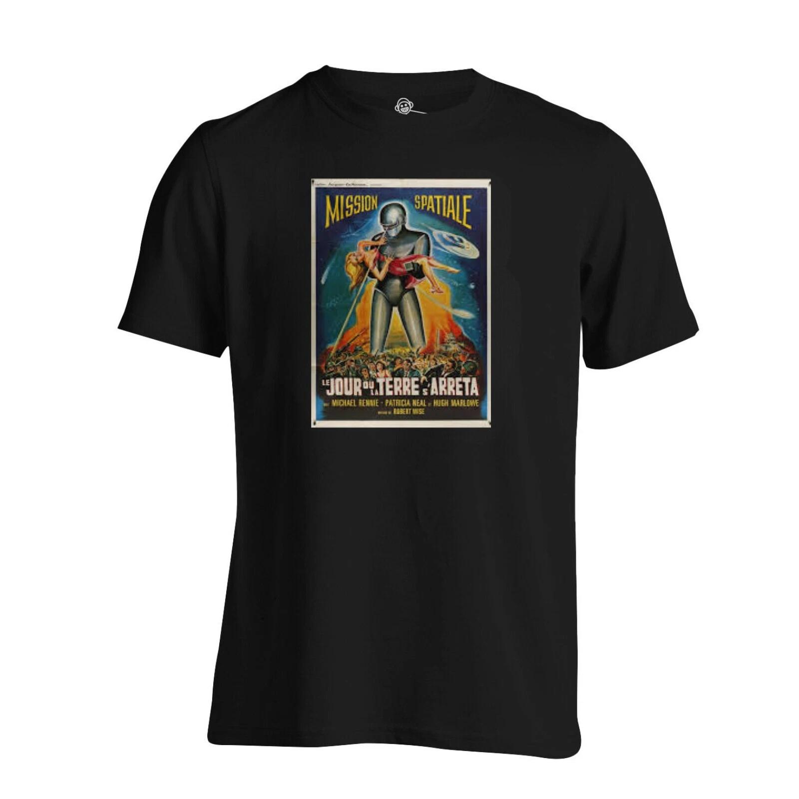 The Earth Stood Still 1951 T Shirt Classic Movie Film Poster Print S