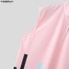 INCERUN Summer Oversized Men Sleeveless Print Casual Loose Tank Tops Vest