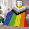 LGBT Rainbow Flag Blanket Soft and Skin Friendly For Couch Bed Napping Bedspread All Seasons Comforter