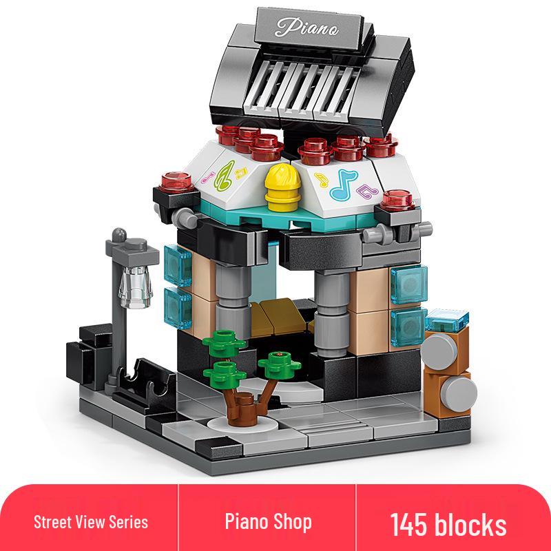 Lele Brothers Compatible Building Blocks: Educational Interlocking House Model for Kids