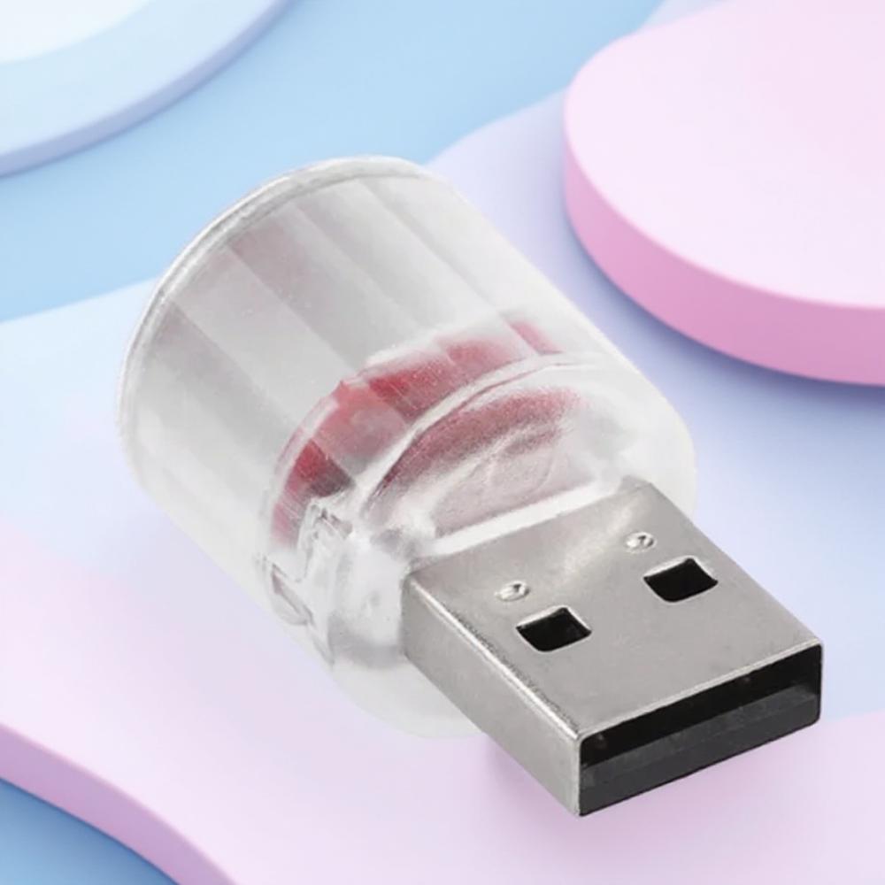USB Plug-In 5V Atmosphere Light Mini LED Decorative Ambient Light for Auto Desktop Wall Interior Home Decoration