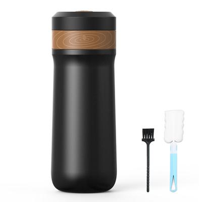 Caffettiera French Press da viaggio Aspirapolvere in acciaio inossidabile a doppia parete con filtro a rete a 2 strati