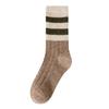 5 Pairs of Socks with Shark Pants, Women's Mid-calf Thickened Thermal Socks for Autumn and Winter, Trendy and Versatile Long Student Sports Socks