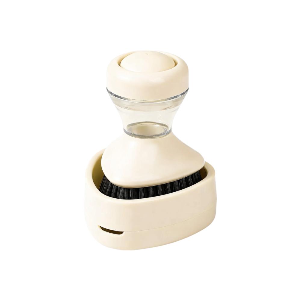 Round Bristle Head Dish Brush Ergonomic Grip Dishwashing Brush Kitchen Cleaning Brush  Kitchen Sink