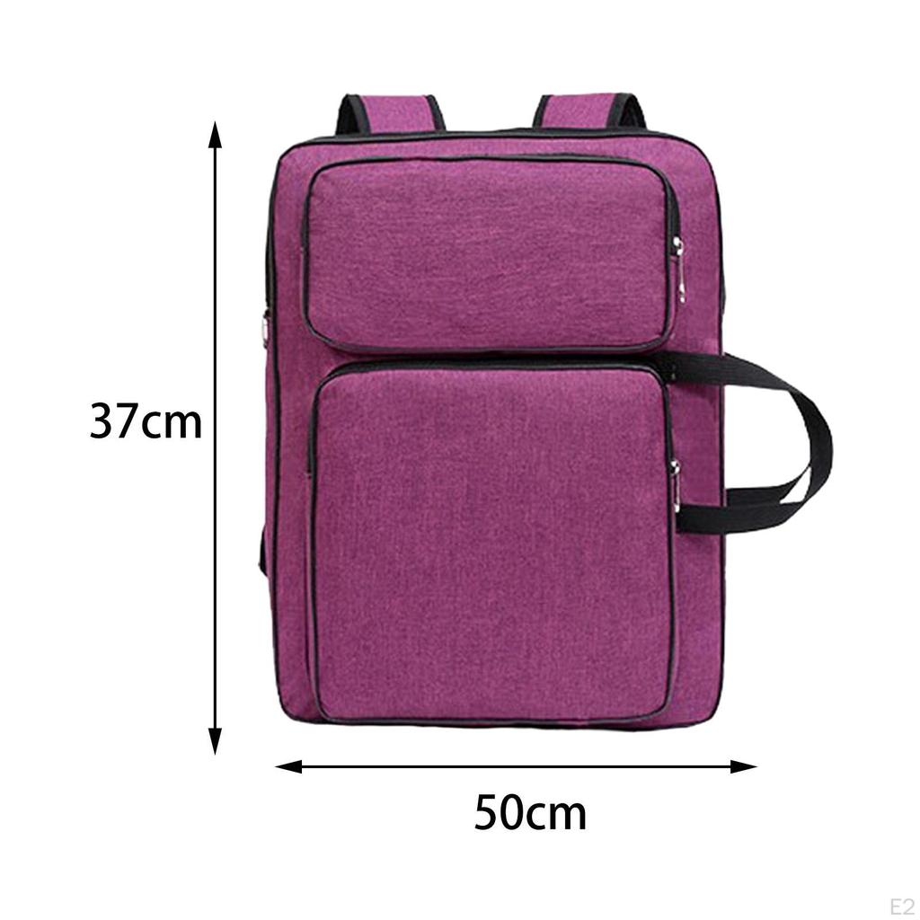 A3 Art Portfolio Case Artists Backpack Bag for Supplies Sketch Books