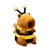Kawaii Bee Capybara Plush Toy Simulation Bee Capybara Plush Doll Soft Stuffed Animal Toy for Kids Capybara Lovers Room Decor