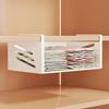 Carbon Steel Under Shelf Closet Organizer Basket, Hanging Holder for Cabinet, Desk, Kitchen, Home,