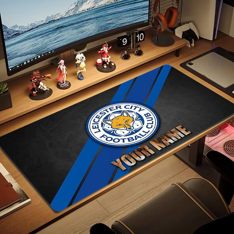 Leicester City Football Club Print Cushion Non-slip Laptop Tablet Big Mousepad XXL Mat Mini PC Playmat With Lock edge